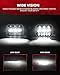 Torchbeam 7x6 5x7 Led Headlights 300% Brighter Upgraded Led Sealed Beam Headlamps with High Low Beam H6054 6054 Led Headlights Replacement for YJ Cherokee XJ Savana Truck with H4 Adapters