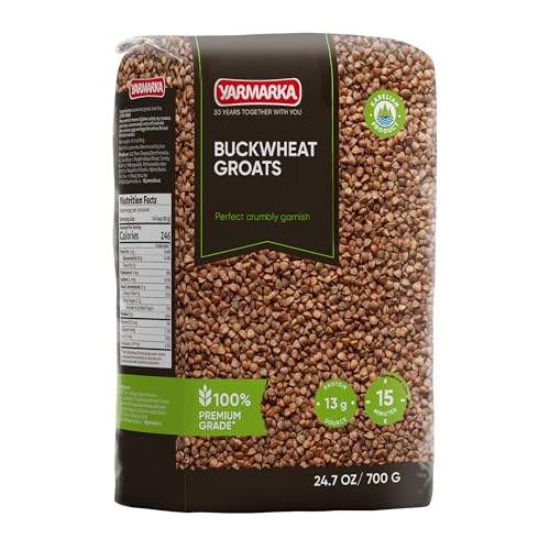 Yarmarka Farm Rosted Buckwheat Groats 700g/1.54lb Non GMO, Kosher, Diet Friendly (Pack of 10)