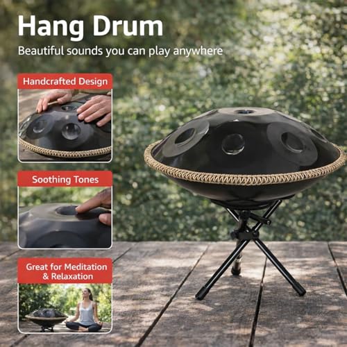 Tambor Handpan 12 notas 22 pulgadas 440 Hz D Menor miniatura 5