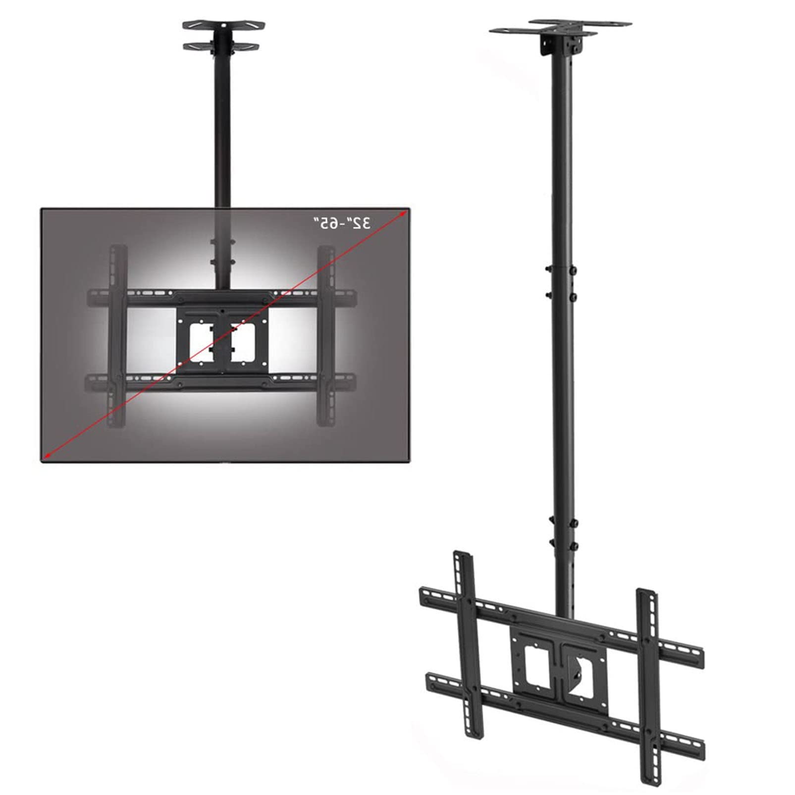 Support plafond TV 32 à 65 pouces pour un cinéma à la maison