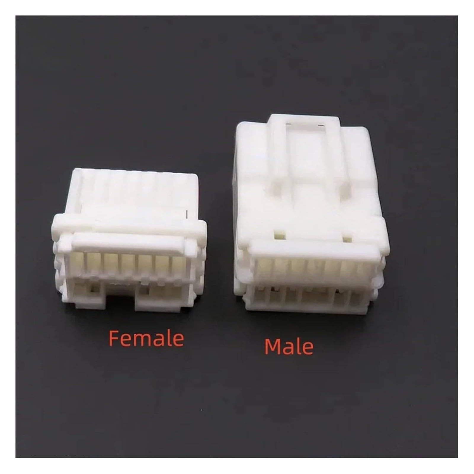 1/5/10 Stück 12-poliger Kfz-Kabelbaumstecker(Female With Wires,5pcs)