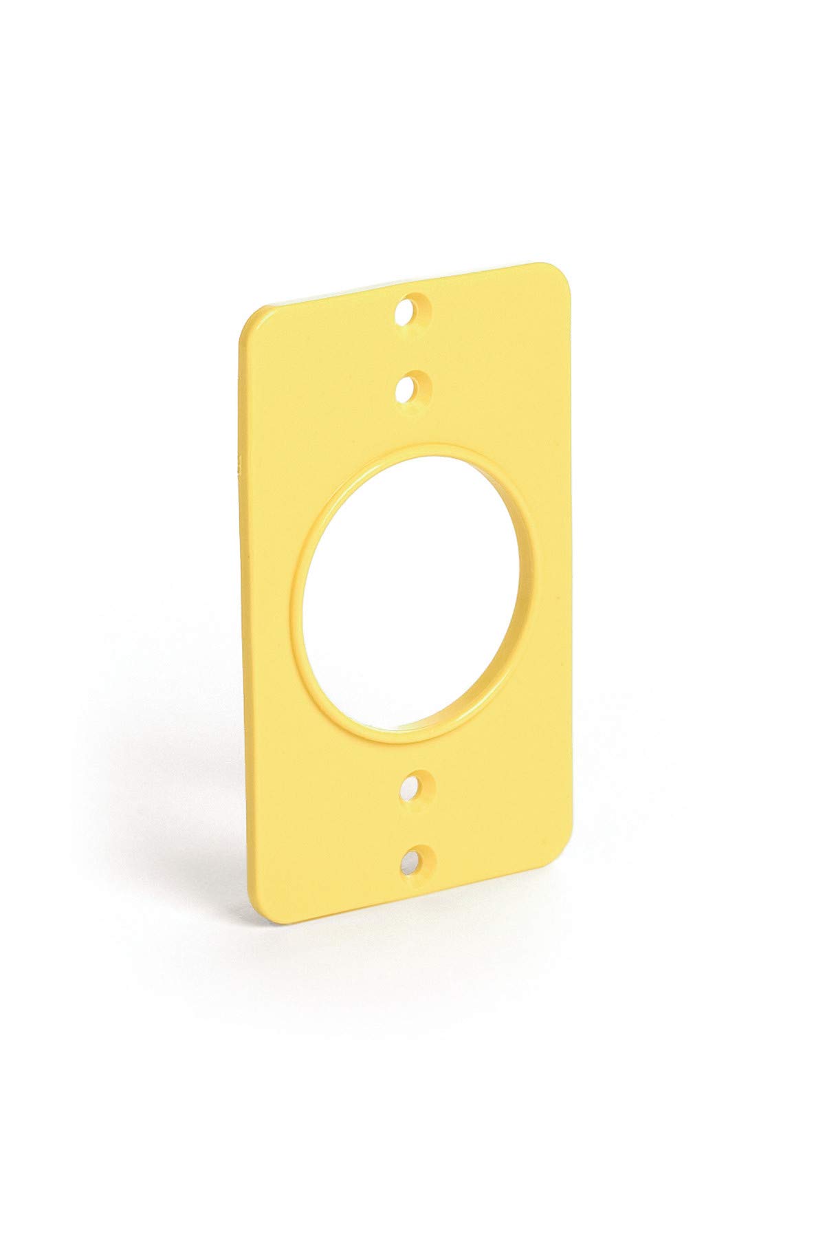 Woodhead 3055 Super-Safeway Outlet Box Coverplate, Single Receptacle Opening, 1.56 Diameter by Woodhead