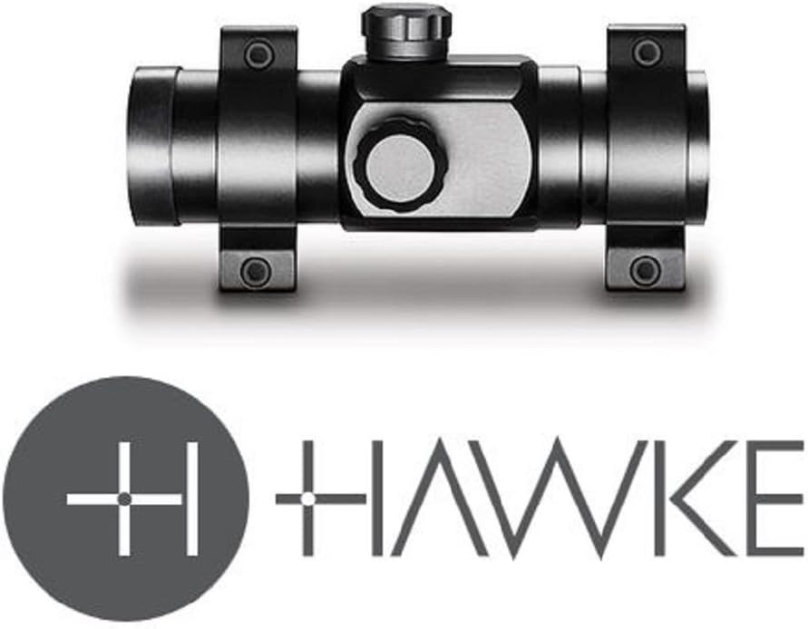 Hawke Sport Optics 1X30mm 9-11 mm Rail Red Dot Sights, Black 12120