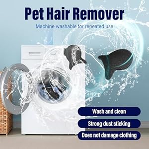 Pet hair remover for laundry  4 pieces reusable dog hair remover for laundry  laundry lint catcher for washing machine  effective dryer hair catcher for cats and dogs   cucciolini doodles