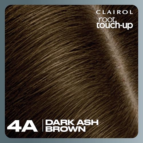 Clairol Root Touch-Up by Nice'n Easy Permanent Hair Dye, 4A Dark Ash Brown Hair Color | 100% Gray Coverage | Easy Brush Application | Matches Professional Salon Shades | Pack of 1