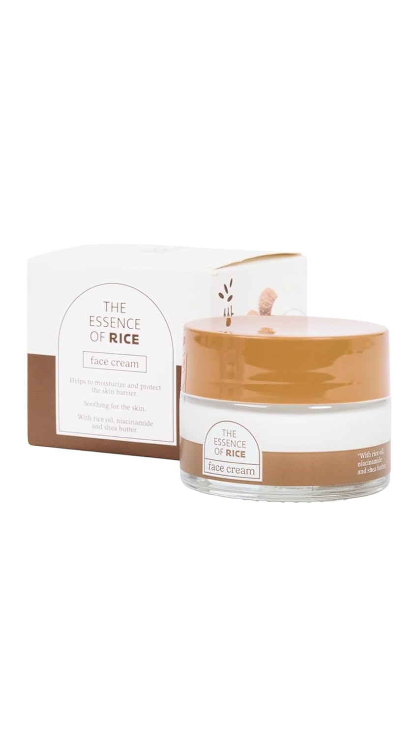 Hydrating Face Cream with Rice Oil, Niacinamide & Shea Butter – Nourishes, Softens & Revitalizes for Radiant, Smooth Skin – 50 ml - Image 8