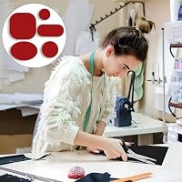 Skystuff Zelt Reparaturset & Flicken selbstklebend Stoff aus Nylon, 45 Stück wasserdichte Reparaturflicken für Daunenjacke, Zelt, Isomatte, kälte- & hitzebeständig, Patches für Jacke, Rot – Ansicht 5