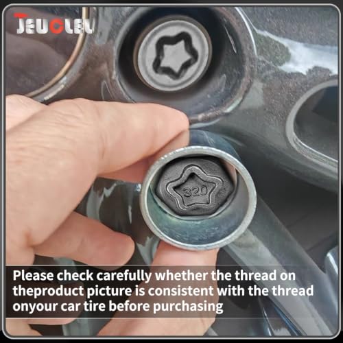 Image of 320 Wheel Locking Nut Key for Mercedes Benz, Lug Nut Removal Tool