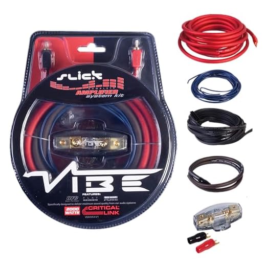 VIBE Audio - Kit de cableado para Sistema de Audio de Coche (2000 W)