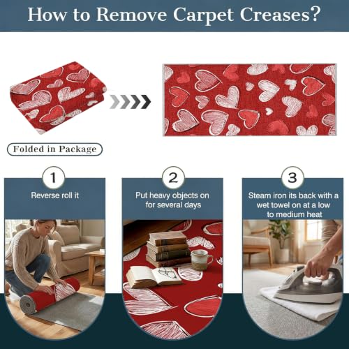 Tapis couloir antidérapant résistant aux taches et lavable pour entrée avec passage - 8