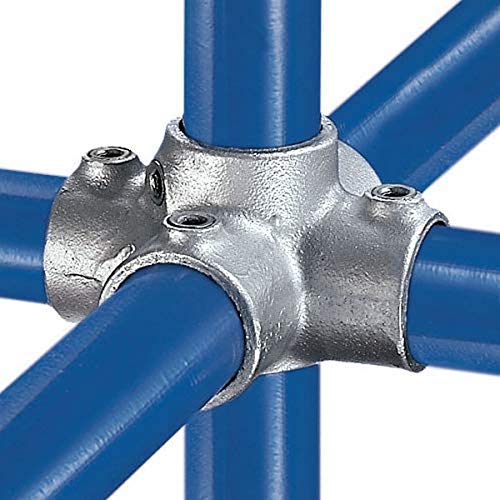 Kee Safety 40-8 Four Socket Cross Fitting, 1 1/2"