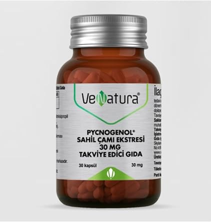 VeNatura Pycnogenol Sahil  am  Ekstresi 30 mg, 30 Kaps l