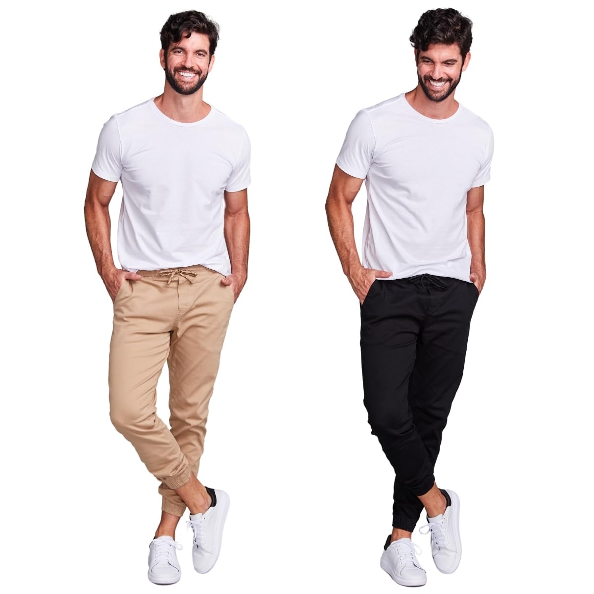 Kit 2 Calça Jeans Masculina Jogger Com Punho em promoção! Veja a oferta e mais achadinhos de Calças 6 Hoje é o melhor dia para comprar Kit 2 Calça Jeans Masculina Jogger Com Punho com aquele preço maroto! Promoção! Aproveite a oferta! 6