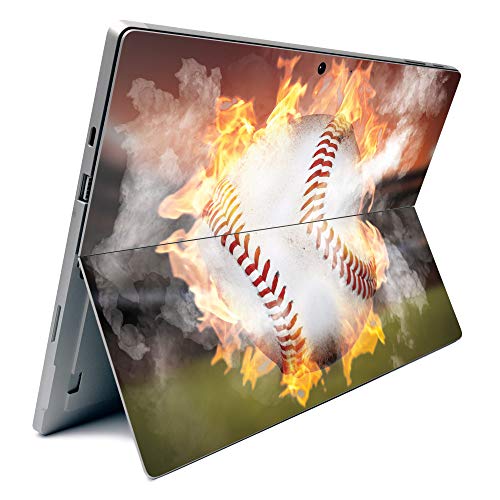 Image of MightySkins Carbon Fiber Skin for Microsoft Surface Pro 7 - Fastball | Textured Carbon Fiber Finish | Easy to Apply, Remove, and Change Styles | Made in The USA