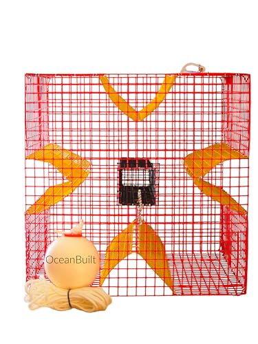 OceanBuilt XL Pinfish Trap with Rope & Buoy