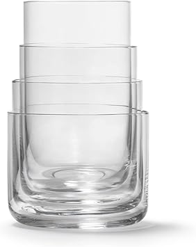 Aarke Nesting Glasses, Kristalglas 4 x 290 ml, Vaatwasmachinebestendig