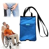 DYK&NX Borsa per Urina Catetere, Supporto per Sacca per drenaggio urinario, Urinario Catetere Borsa Supporto, con Tracolla Regolabile, per Viaggio a Casa Letto Sedia (Grey : B, Size : 2000ml)