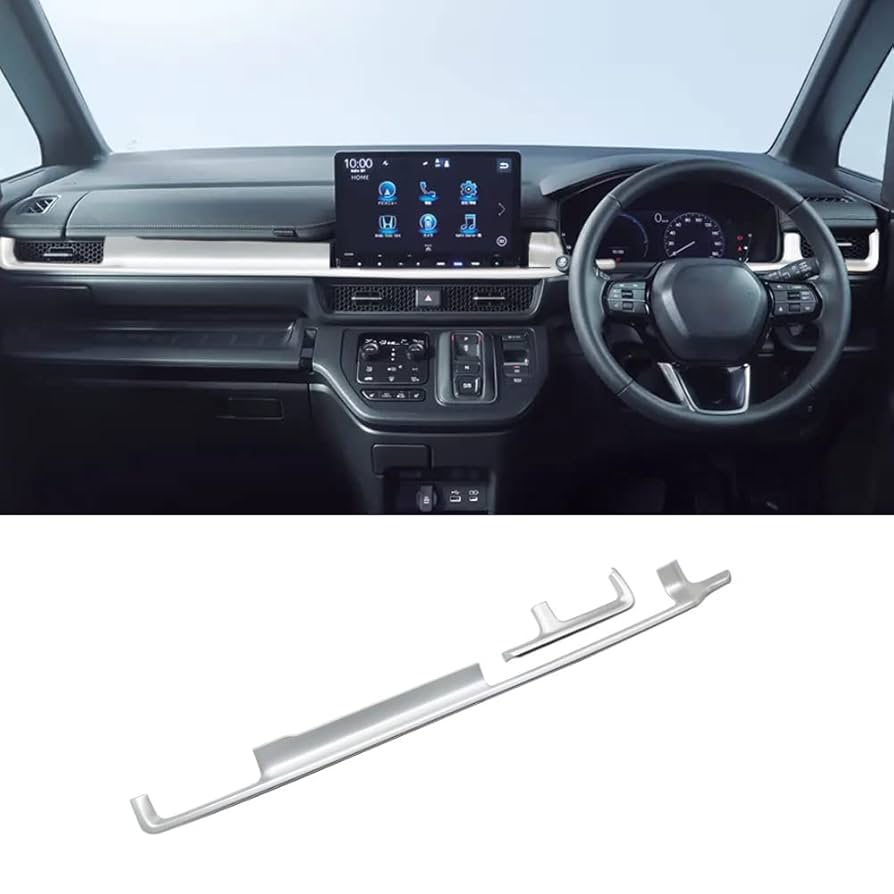 新型 ステップワゴン インテリアパネル　サテンシルバー　別売エアコンパネル付 新型 ステップワゴン インテリアパネル サテンシルバー 別売