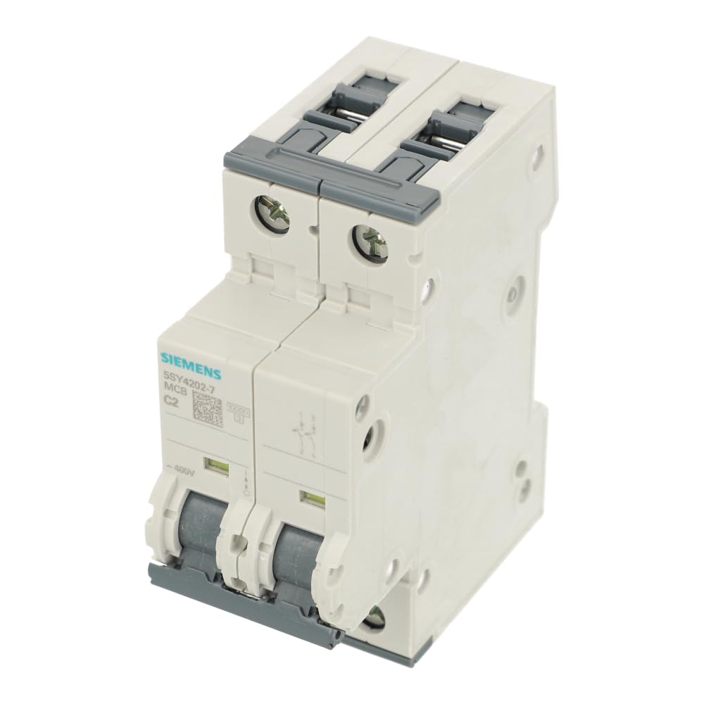 5SY4202-7 | SIEMENS Miniature Circuit Breaker 400 V 10KA, 2-Pole, C, 2A, D=70 MM