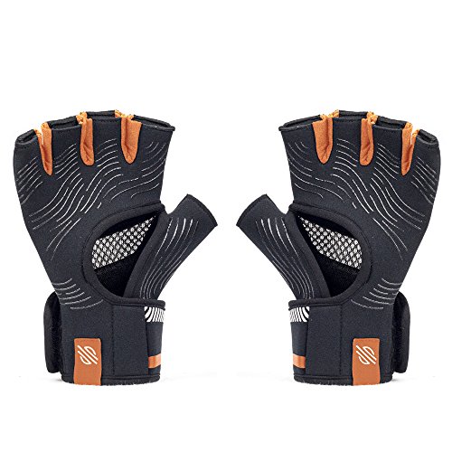 Sanabul New Item Paw V.2 Gel Boxing Mma Kickboxing Cross Training Handwrap Gloves (Orange, S/M) #TOP4