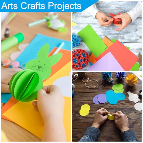 PATIKIL Papel de papelão redondo de 25 cm, 60 peças de círculos em branco de 230 g/m² de espessura,