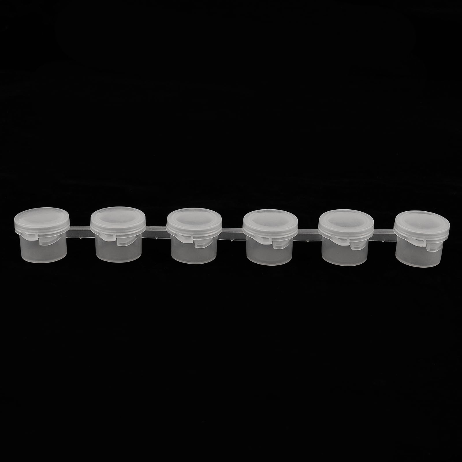 LEXININ 120 strisce di barattoli di vernice da 3 ml, 720 vasetti piccoli con coperchio, mini bicchieri vuoti per pittura e artigianato artistico, 2306106