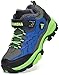 Mishansha Scarpone Trekking Ragazzi Foderato Scarpe da Montagna Bambini Scarpa da Escursionismo Calore Scarponi Neve Blu Gr.36