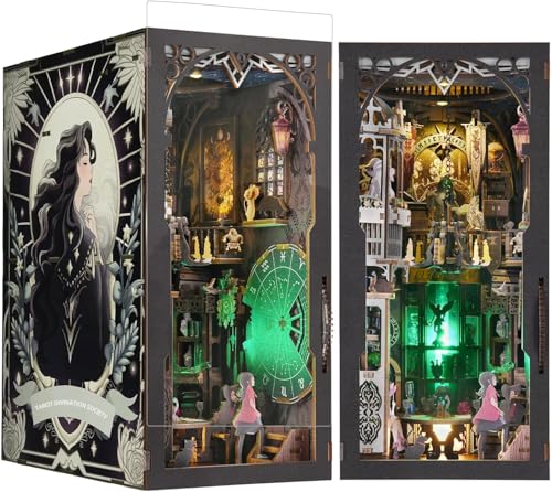 Kit bricolage adulte maison miniature pour illuminer votre étagère avec style gothique