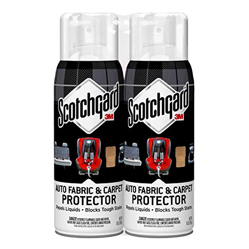 Scotchgard Auto Fabric & Carpet Protector, 2 Cans, 10-Ounces (20 Ounces Total)