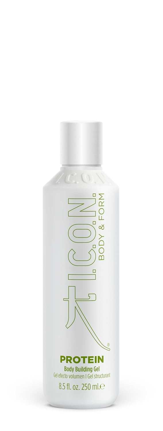 I.C.O.N. Protein Body Building Gel, Sculpting & Volumizing Gel for Blowout Styles, For All Hair Types, 8.5 oz