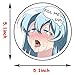 YUNEX 5.1 Inch Cute Girl Anime Car Decals Creative Fill Me Up DIY Decoration Laptop Window Bumper Trunk Luggage Waterproof Stickers (Esdeath)