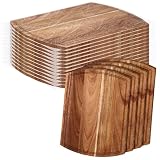 Patelai 12 Pack 12 x 16 Inch Large Cutting Boards Bulk Wooden Kitchen Chopping Boards for Crafts DIY Wedding Housewarming Gift(Acacia)