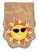 Hot Sun With Sparkle Sunglasses Burlap Garden Flag
