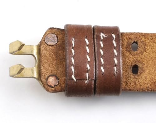 M1907 Leather Rifle Sling Dated 1942 M1 Garand Springfield Drum Dyed Leather