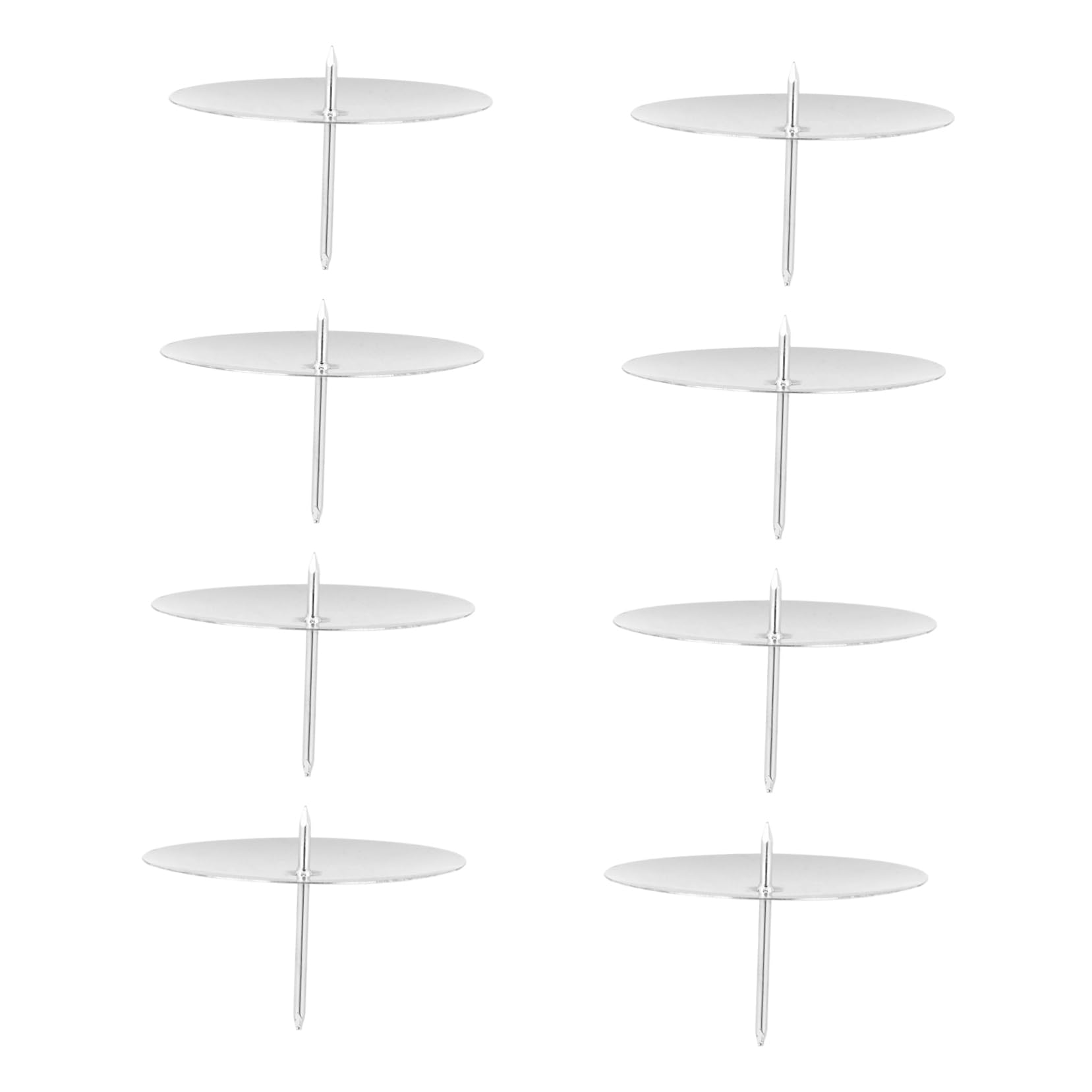 GOOHOCHY 8pcs Iron Candle Fixing Tool Candle Holders for Festivals Parties Home Decor for Advent Christmas Thanksgiving Year