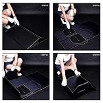 Ergocar Foldable Car Trunk Organizer, Luxury Leopard Print, 3-Compartment, Waterproof, Black - Image 7