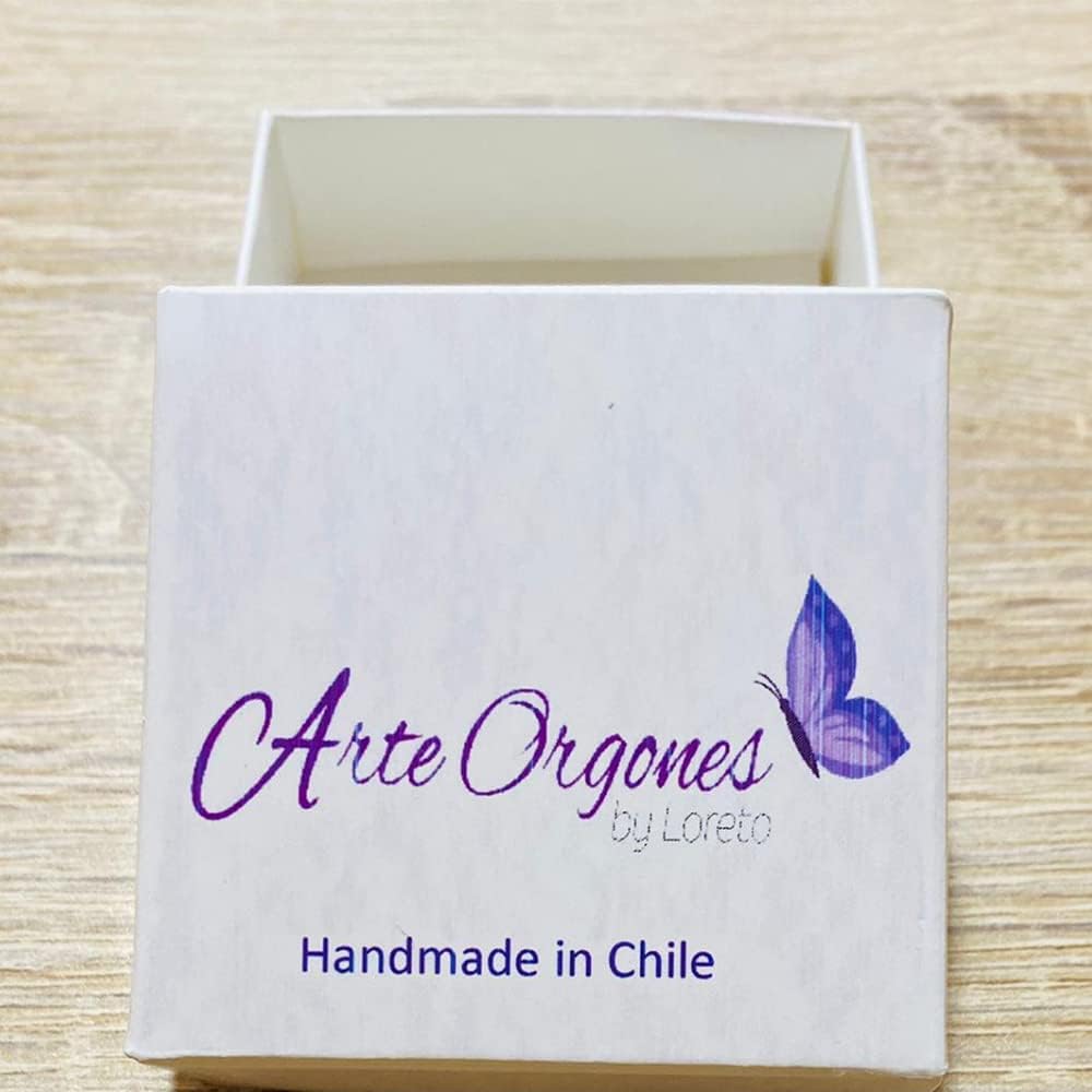 Orgone Necklace Original- Black Tourmaline Healing Crystals Stone Energy Protection - SBB Coil Orgonite Pendant Chakra Fluorite Amulet Yoga Meditation Reiki Qi Handmade Arte Orgones Design - Image 9