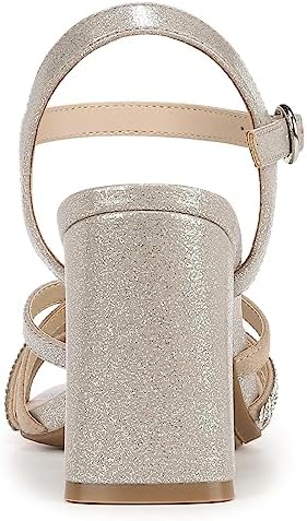 LifeStride Womens Belle Block Heel Strappy Dress Sandals Champagne 8.5 M | Image 5