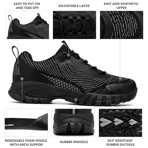 Image of LEDINEY Hiking Shoes Women Waterproof Lightweight for Trail Trekking Camping Outdoor