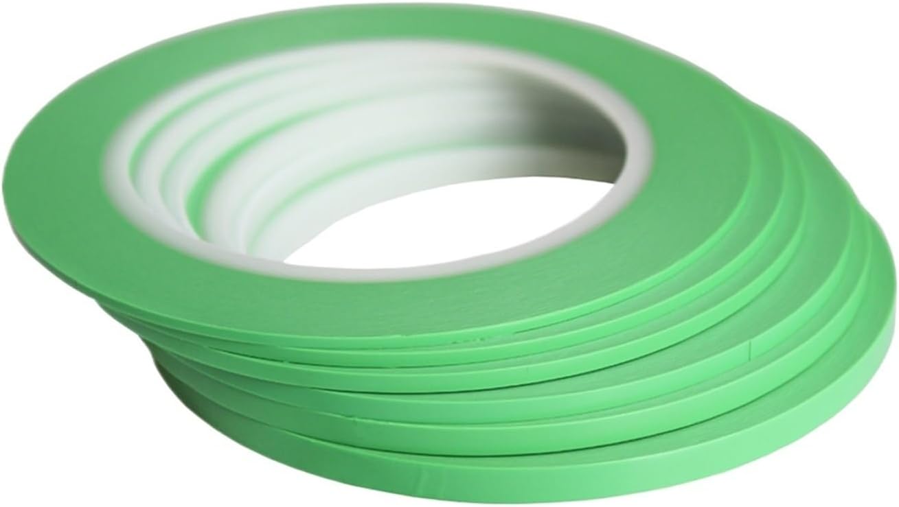 Automotive Pinstriping Masking Fine Line Fineline Masking Tape for Curves Green