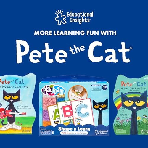 image for Educational Insights Hot Dots Pete The Cat Preschool Reading & Math - 
