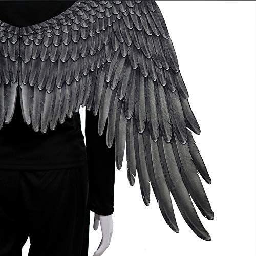 Alodidae Black Angel Wings Costume Halloween Party Cosplay Accessories by Alodidae - Used condition - Image 4