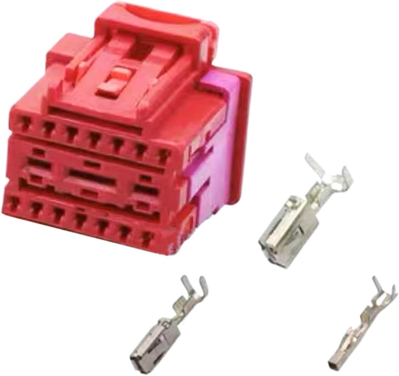 Seat Adjustment Module 1 Set 17 Pin 8K0972483B 4F0972575B Car Electric Fit For Seat Adjustment Wire Connector Shell Heating Module Plug Socket Car Seat Module(Yellow)