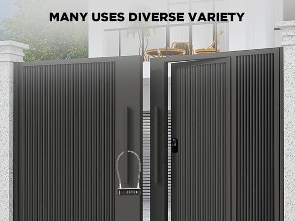 Miniatura 7 de Candado de contraseña de seguridad, cerradura de combinación para el hogar, oficina, almacenamiento