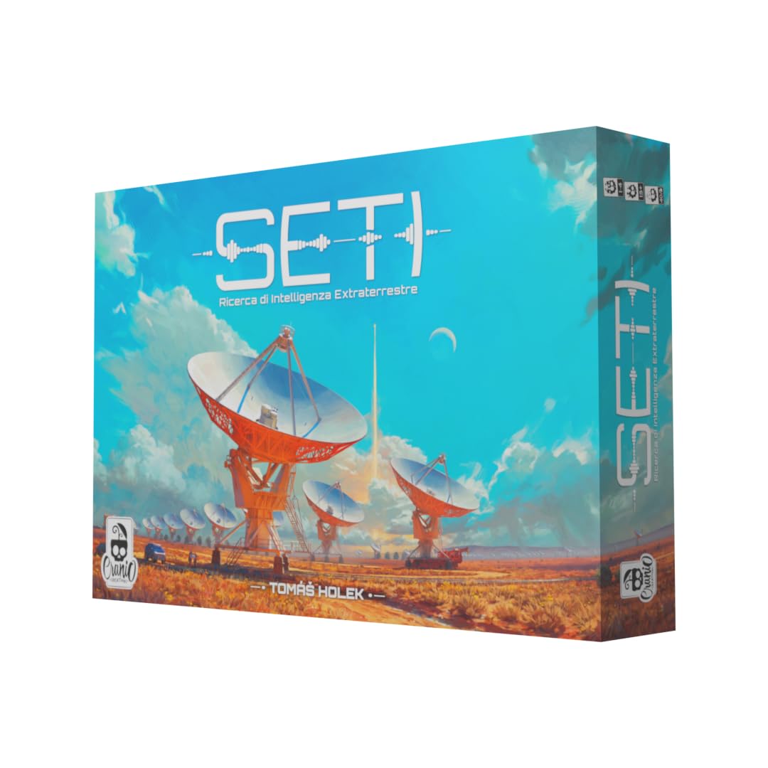 Cranio Creations - Seti - La Ricerca Dell'Intelligenza Extraterrestre - 1-4 Giocatori - 120 Min – Gioco da Tavolo per Esperti – Età 13+ - Edizione in Lingua Italiana