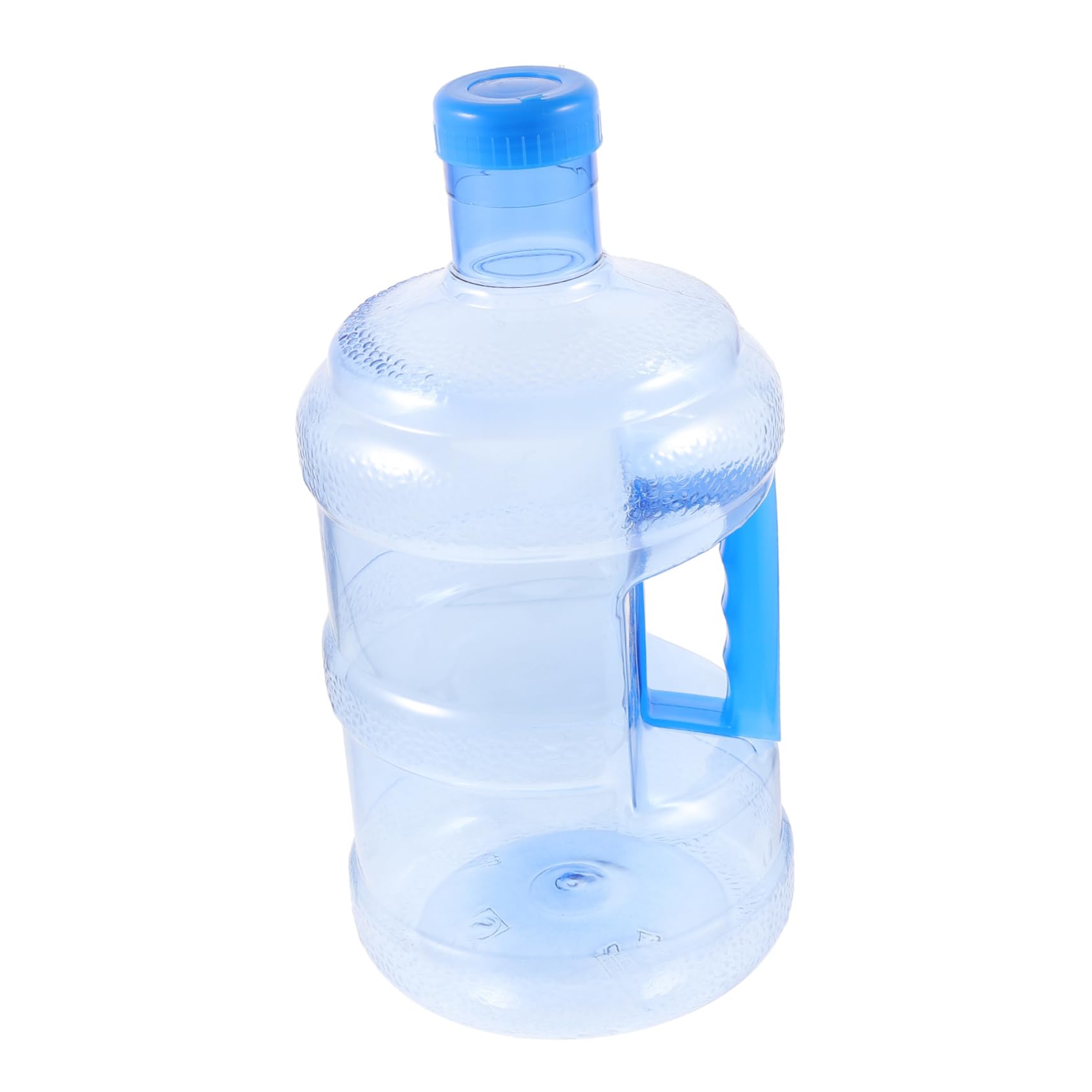 VOSAREA Reine Wasserflasche Mineralwasserflasche Wassergallone 5 Liter Wasserbehälter Mineralwasserflasche Portable Tragbar Eimer Flasche mit Griff Bergquellwasser