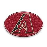 MLB Arizona Diamondbacks Color Bling Emblem, 4" x 4", Red