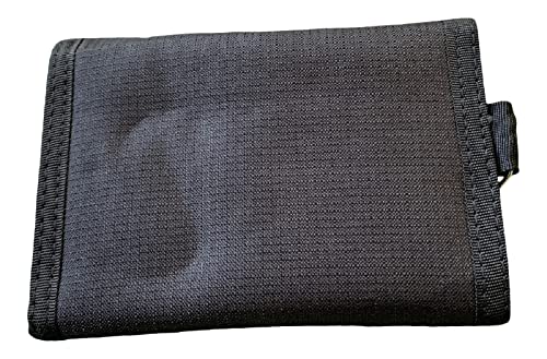 Lorenz Mens Slim Canvas Sports Wallet with Belt Hook, view 2