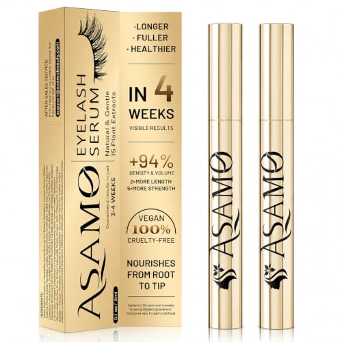 ASAMO Eyelash Growth Serum 2-Pack – Plant-Extract Formula