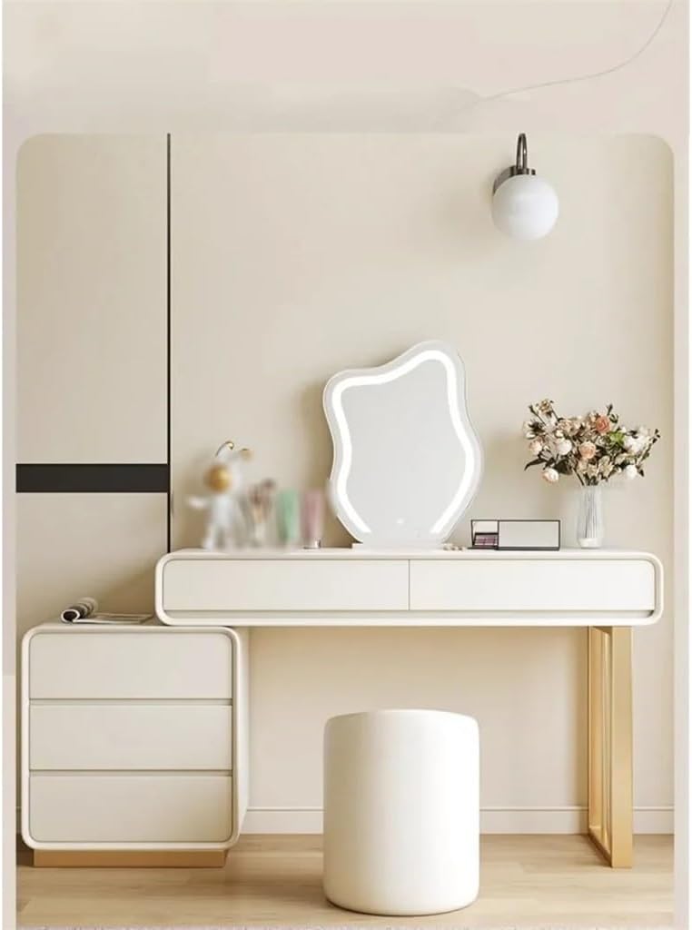 ゲンガー ドレッシングテーブル 無垢材ドレッシングテーブル、椅子付き